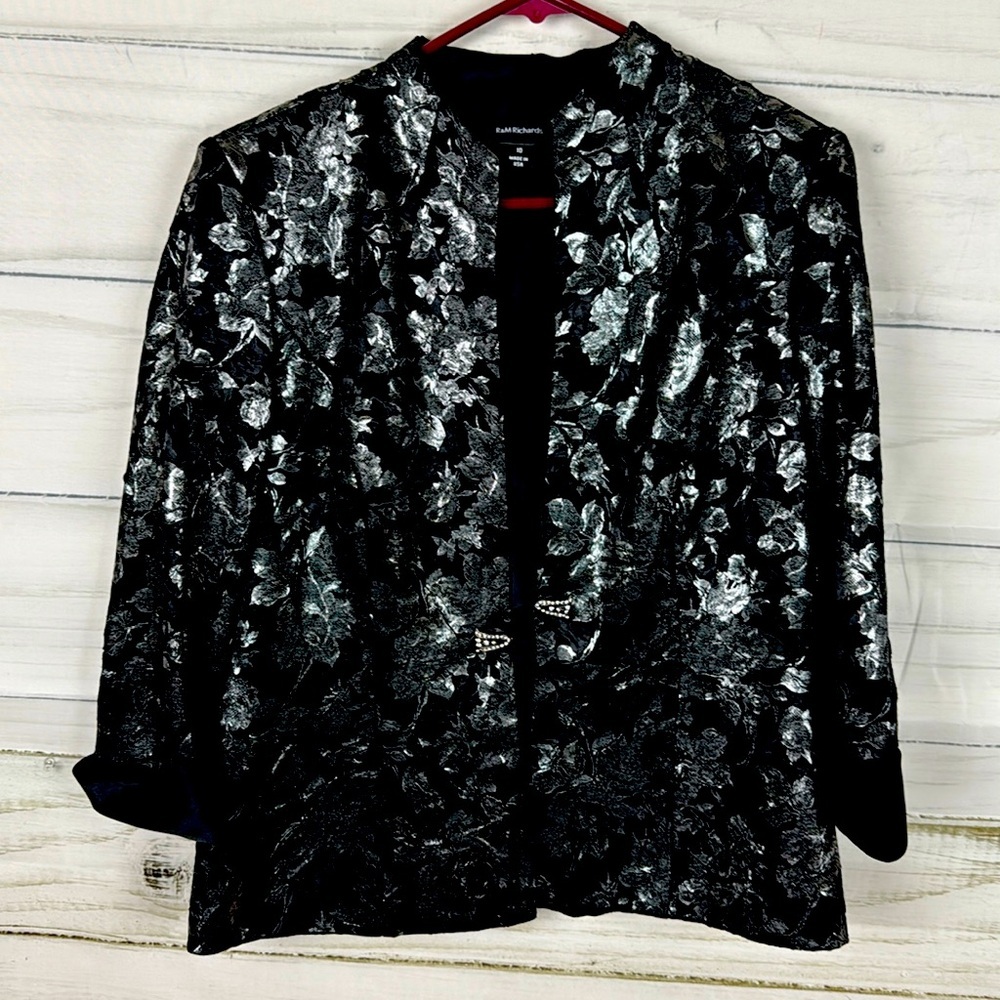 R&M Richards  jacket size 10 with Chinese collar